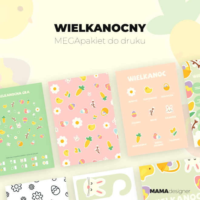 Wielkanocne Przyjęcie – MEGApakiet do druku